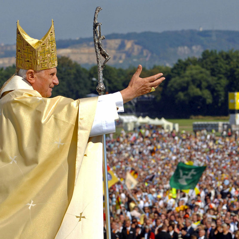 10 conselhos do Papa Emérito Bento XVI aos jovens