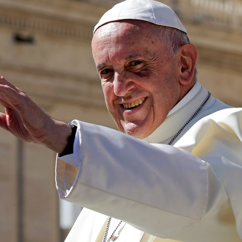 E disse o Papa